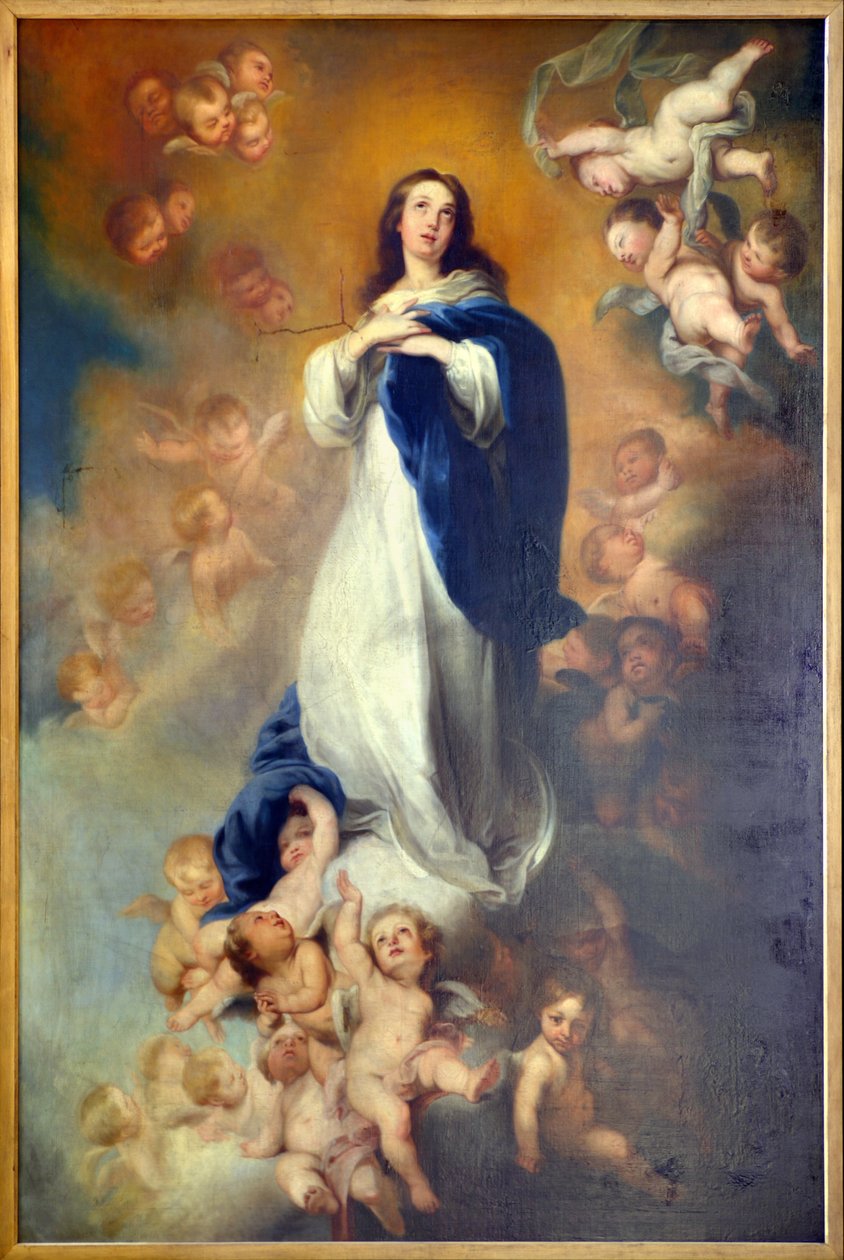 Obefläckad uppfattning om de vördnadsvärda av Bartolomé Esteban Murillo