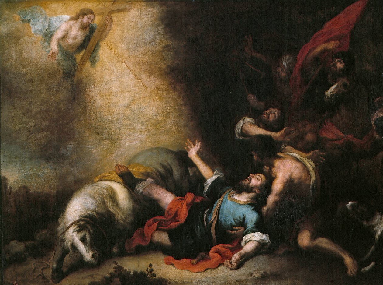 La conversión de San Pablo av Bartolomé Esteban Murillo