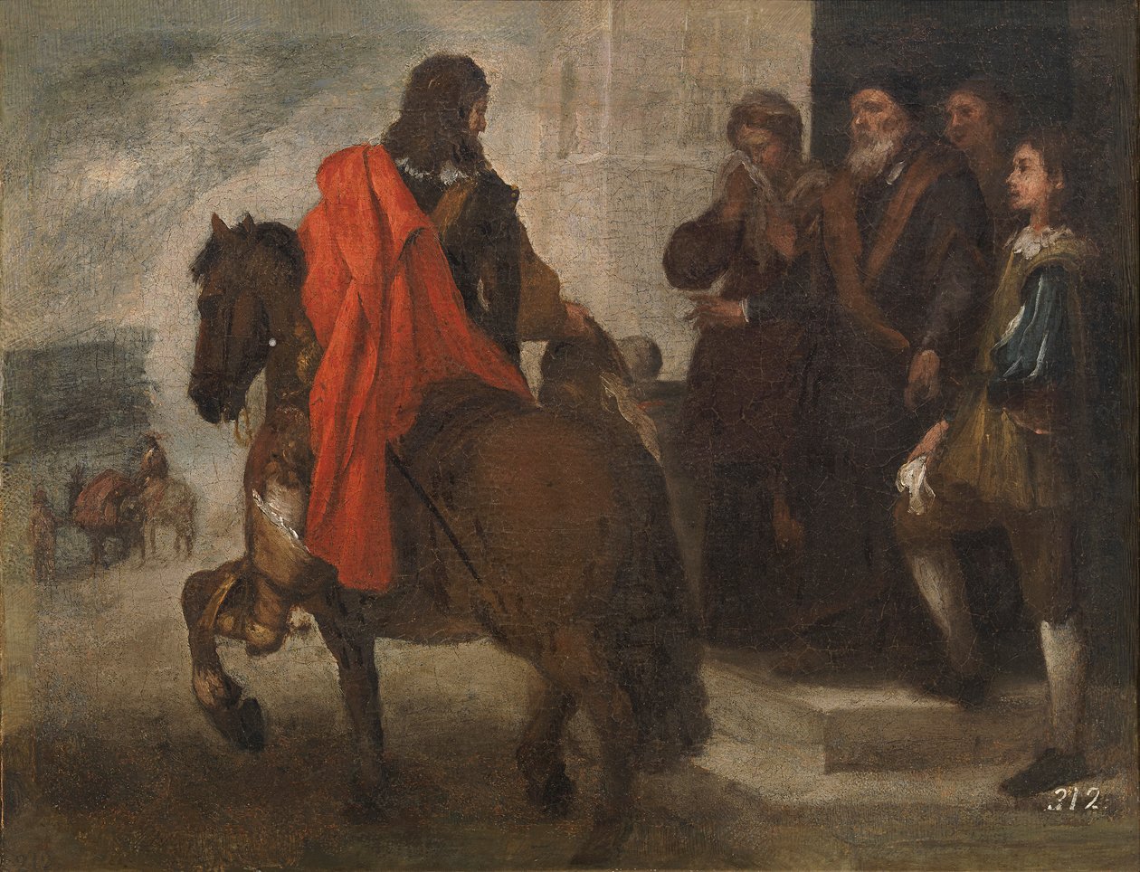 La despedida del hijo pródigo av Bartolomé Esteban Murillo