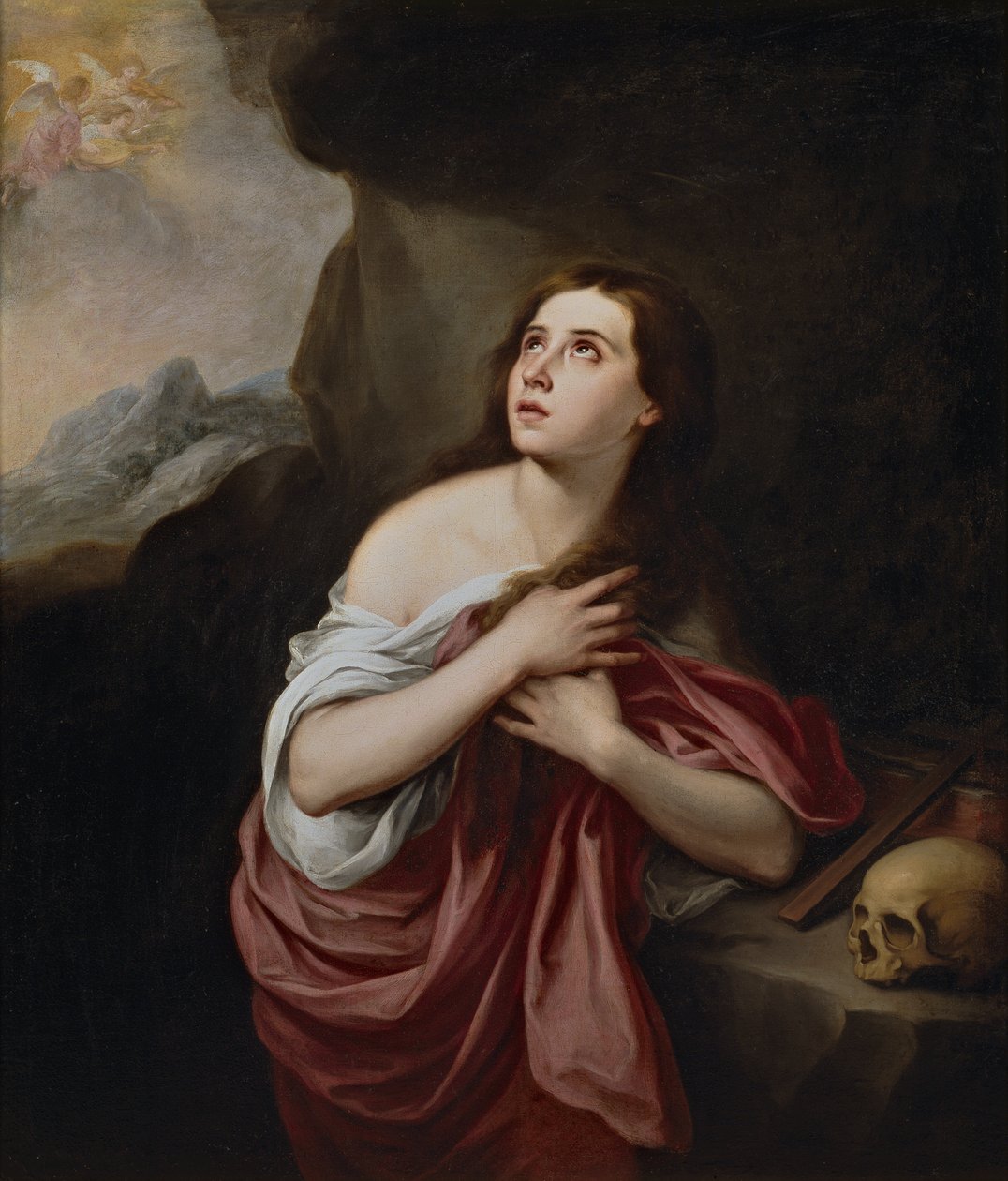 Magdalena penitente av Bartolomé Esteban Murillo