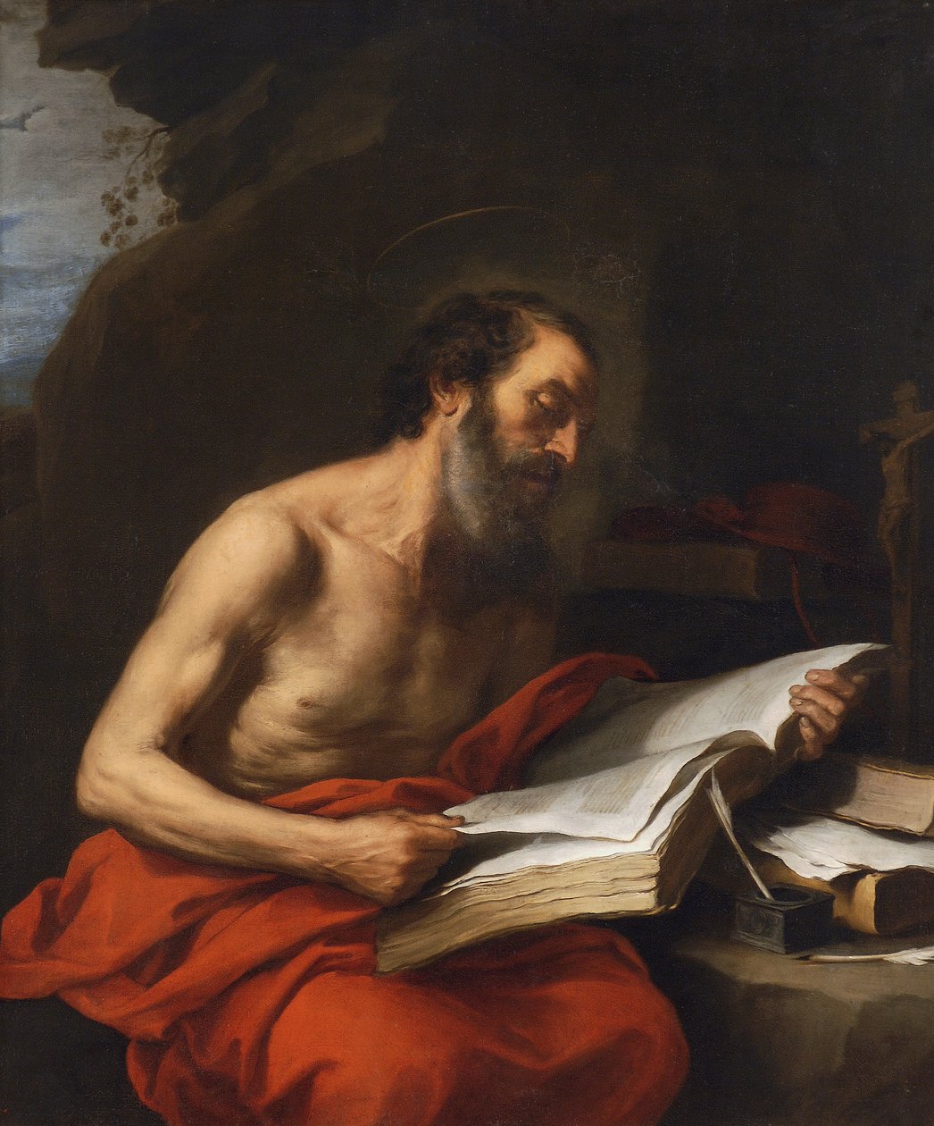 San Jerónimo leyendo av Bartolomé Esteban Murillo