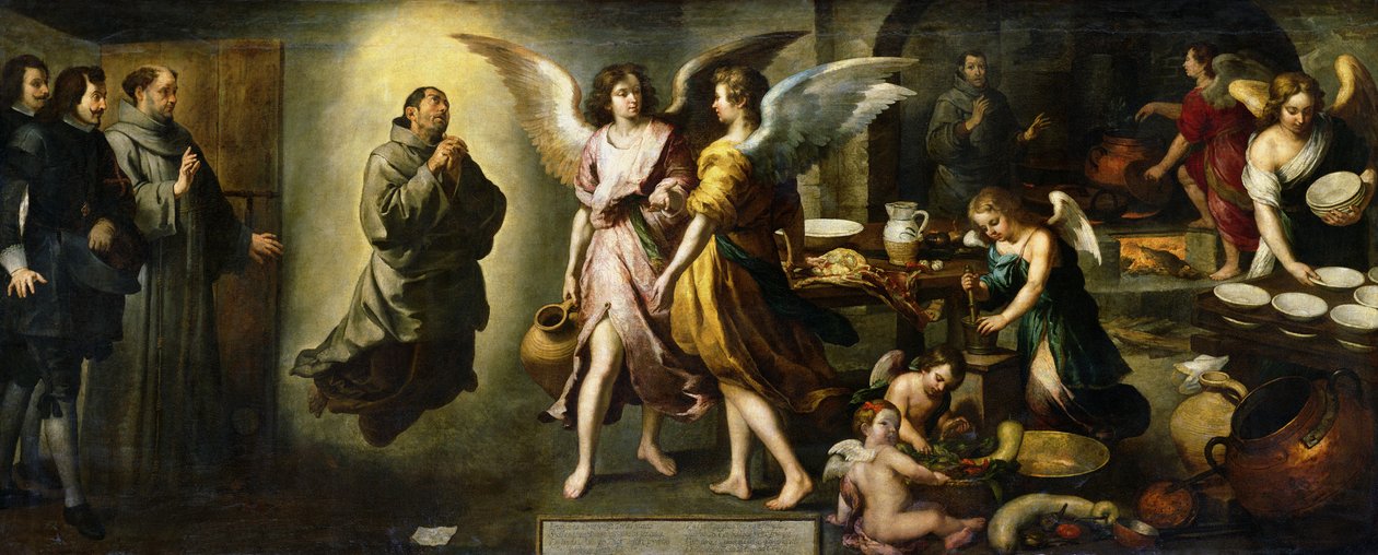 Änglarnas kök, 1646 av Bartolomé Esteban Murillo