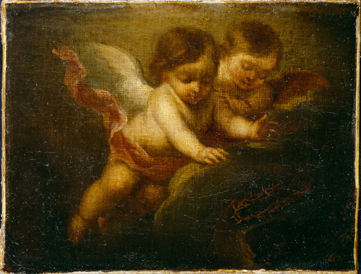 Två barnänglar av Bartolomé Esteban Murillo