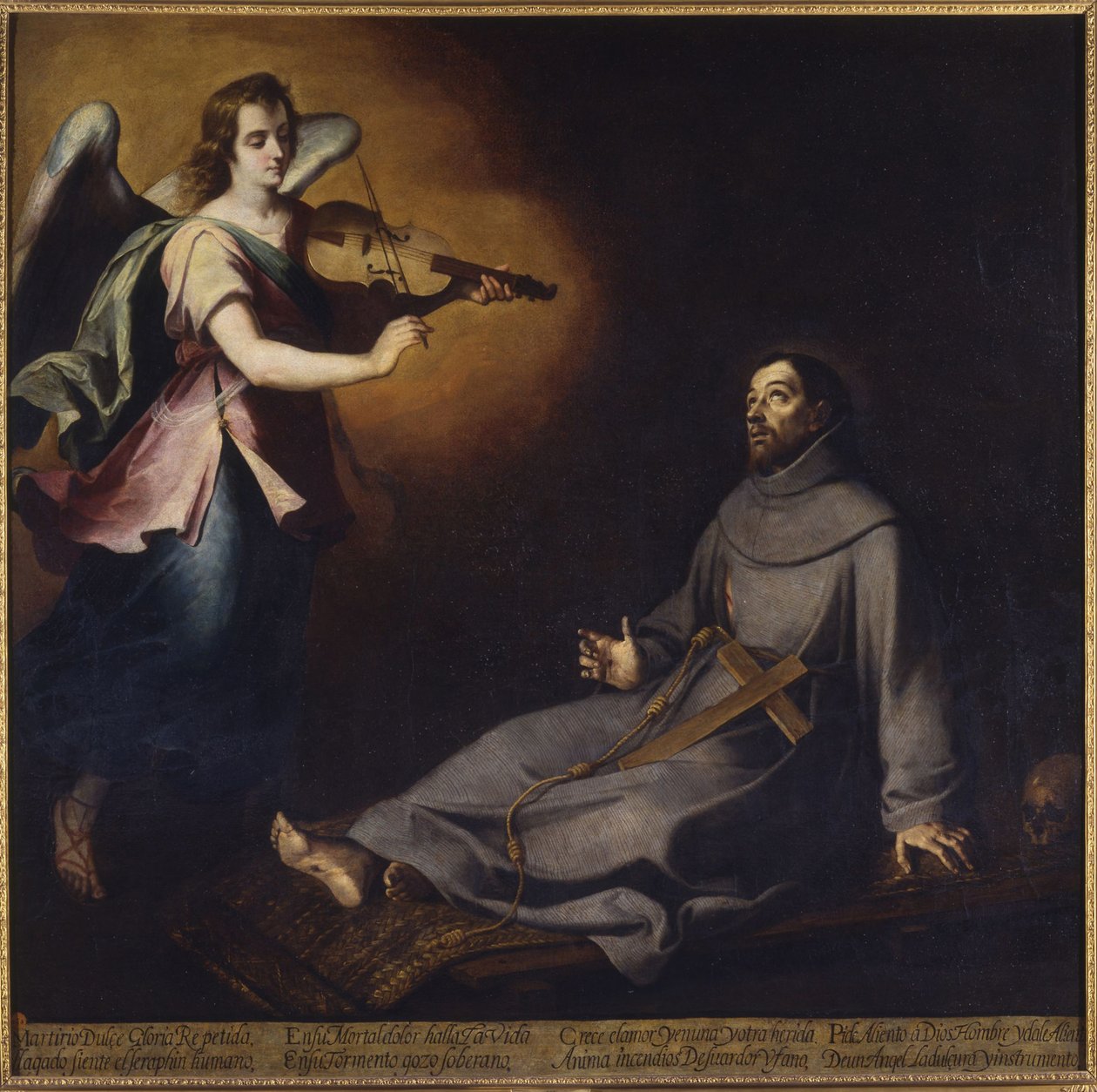 Den helige Franciskus av Assisi i extas, ca. 1646. av Bartolomé Esteban Murillo