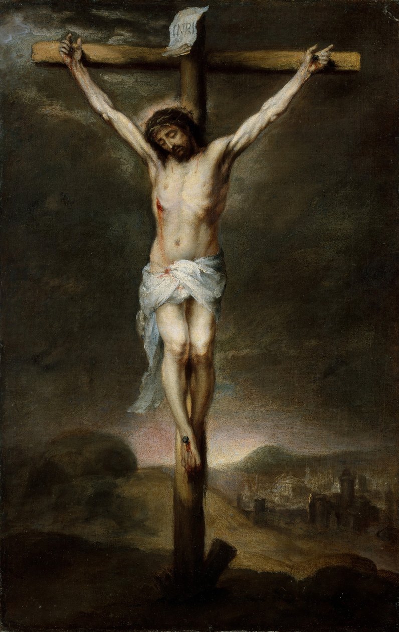 Korsfästelsen, ca. 1675. av Bartolomé Esteban Murillo