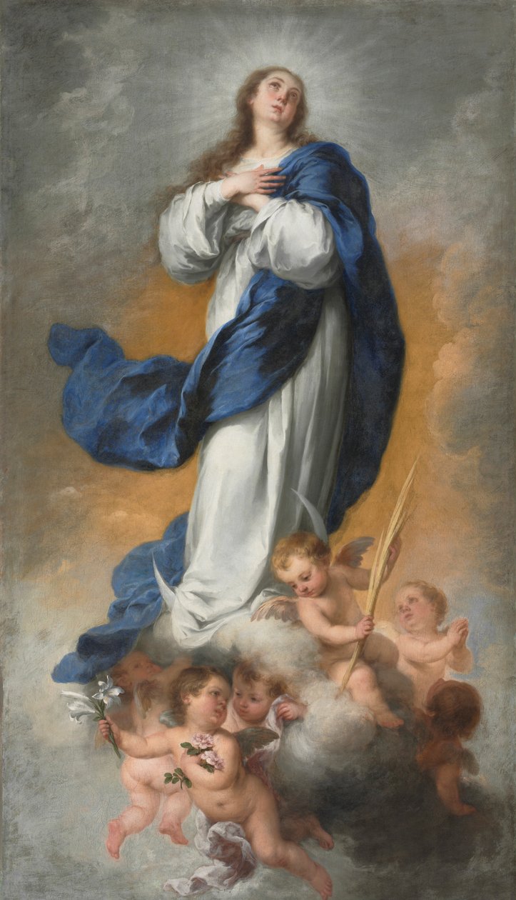 Den obefläckade avlelsen, ca. 1680. av Bartolomé Esteban Murillo