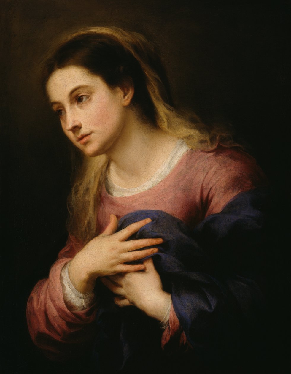 Jungfrun av bebådelsen, 1670-80 av Bartolomé Esteban Murillo