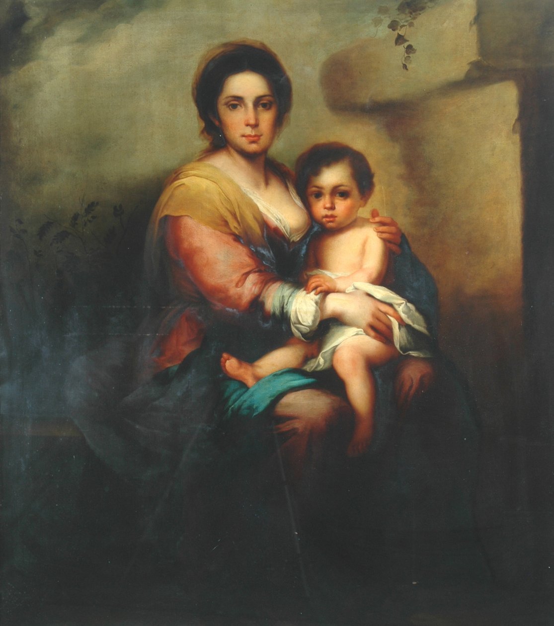 Jungfru och barn, 1700-talet av Bartolomé Esteban Murillo
