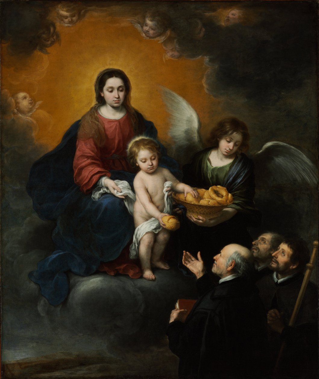 Kristus delar ut bröd av Bartolomé Esteban Murillo