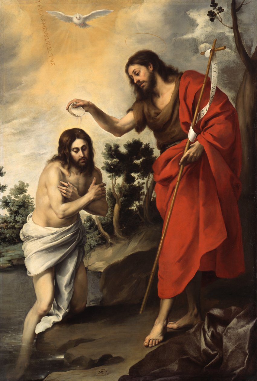 Kristi dop av Bartolomé Esteban Murillo