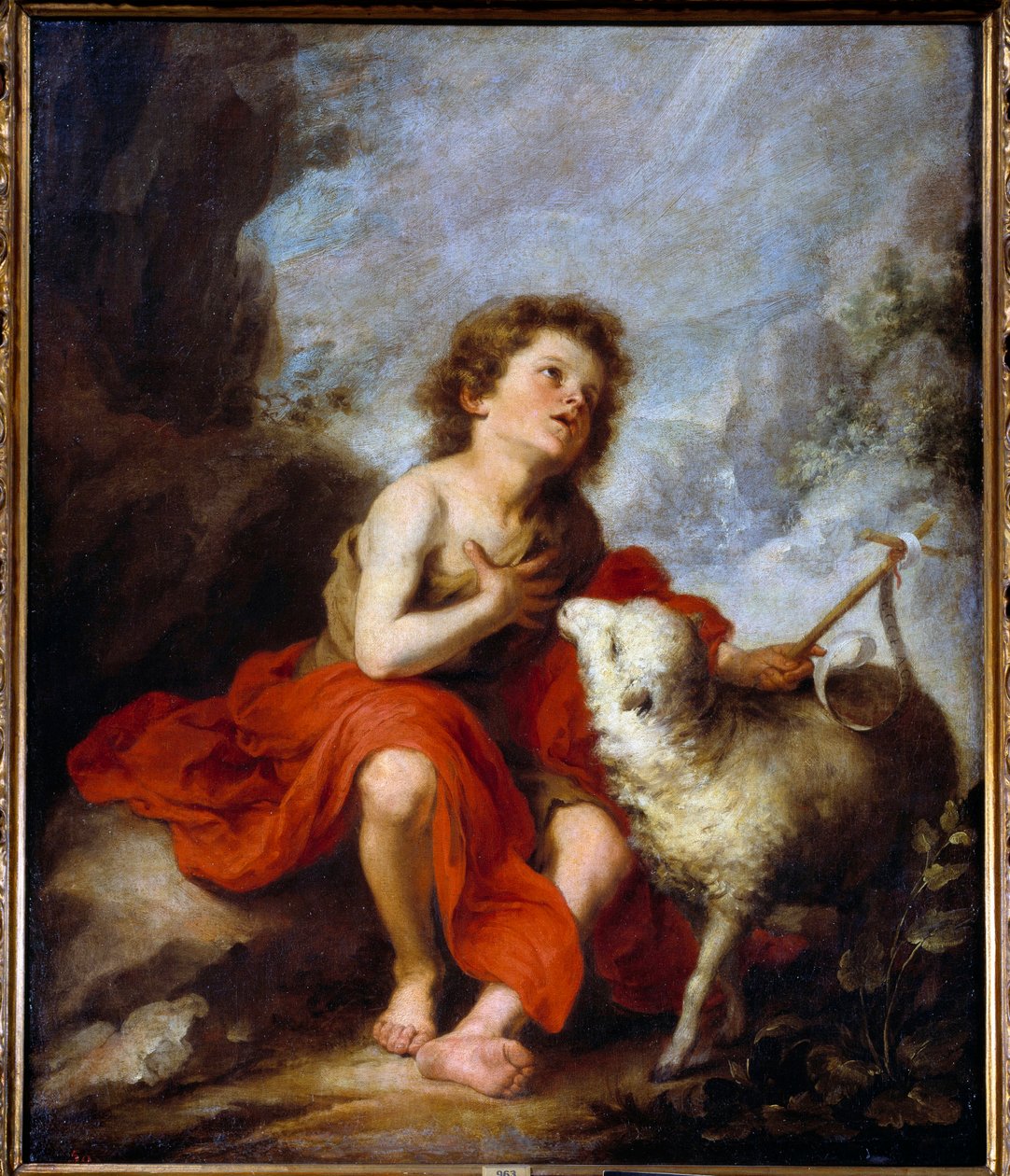 Representation av Johannes Döparen Barnmålning av Bartolome Murillo (1618-1682) 1600-talets sön. 1,21x0,99 m Madrid, Pradomuseet av Bartolomé Esteban Murillo