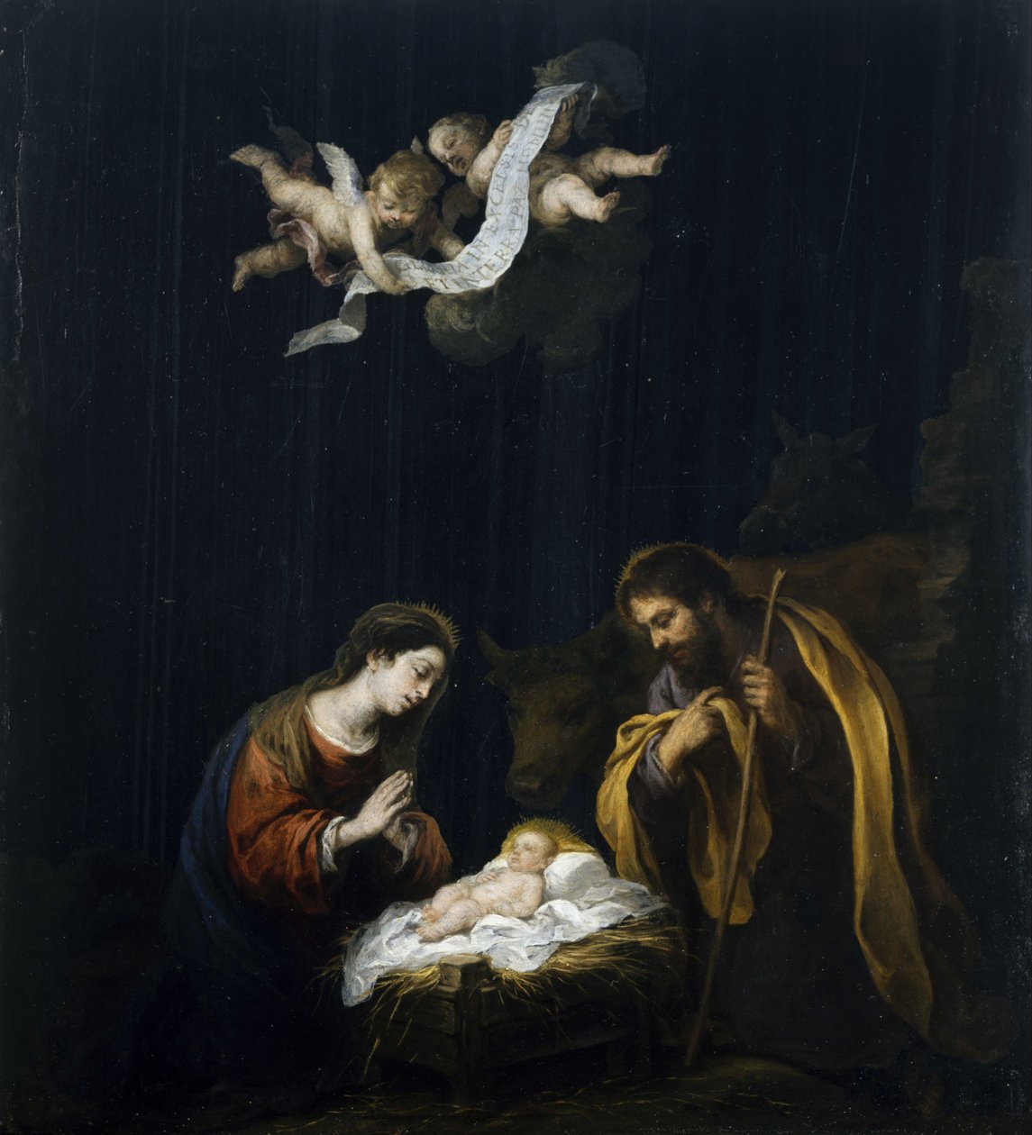 Kristi födelse av Bartolomé Esteban Murillo