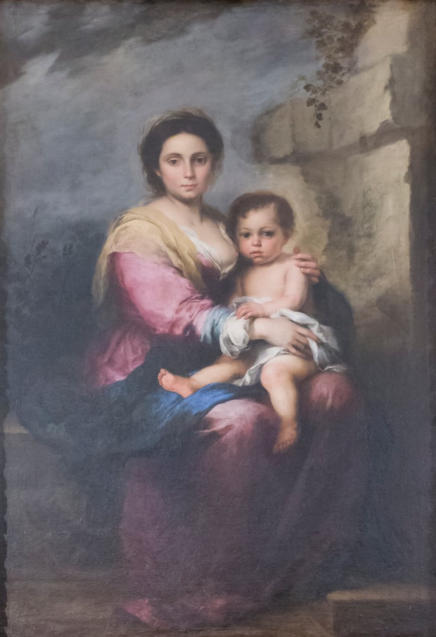 Den ammande Madonnan av Bartolomé Esteban Murillo