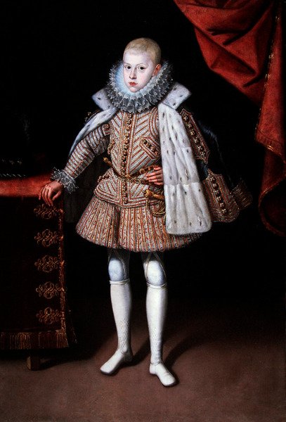 A Portrait of the Infante Don Fernando de Austria (olja på duk) av Bartolome Gonzalez