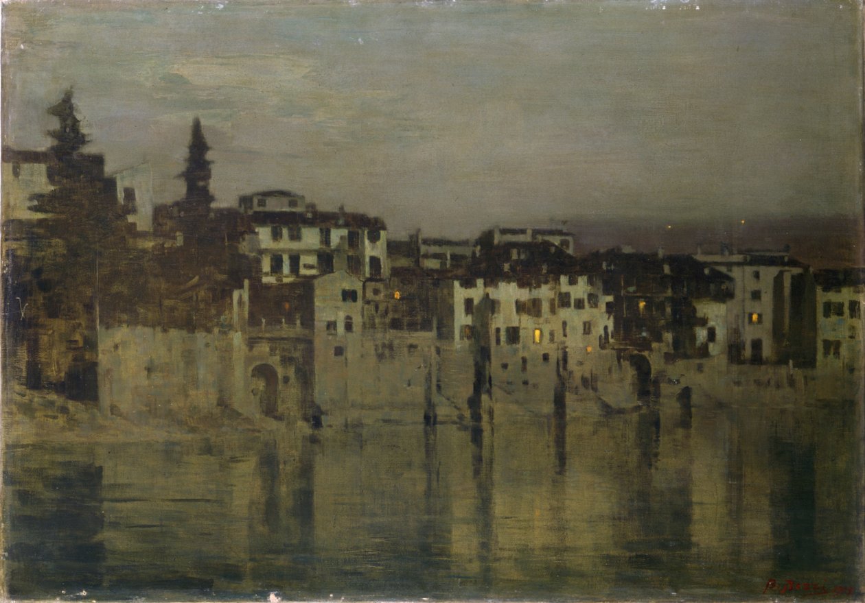  Notte a VeronaNight in Verona av Bartolomeo Bezzi