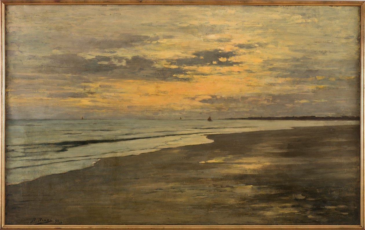  Spiaggia del LidoBeach of the Lido av Bartolomeo Bezzi