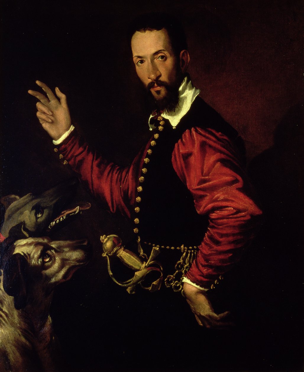 Porträtt av Guidubaldo II della Rovere, hertig av Urbino av Bartolomeo Passarotti