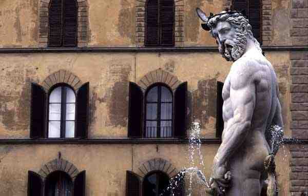 Neptunus fontän, 1560-75 av Bartolomeo Ammannati