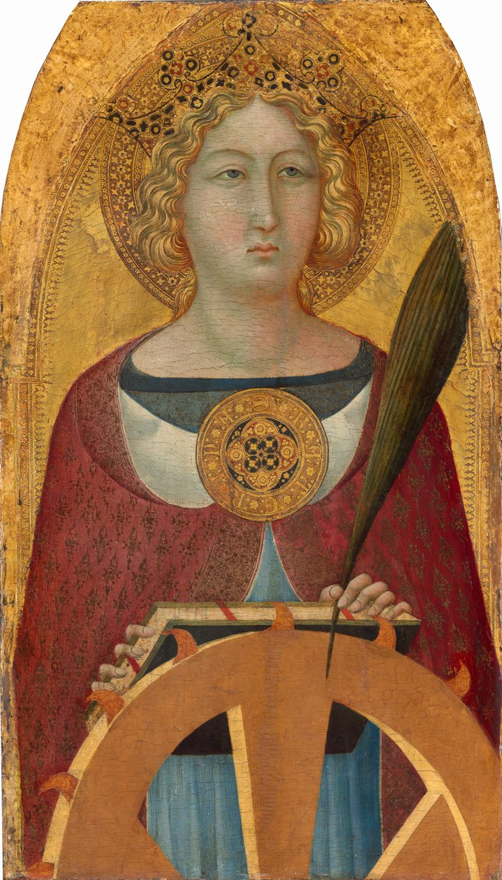 Den heliga Katarina av Alexandria av Bartolomeo Bulgarini