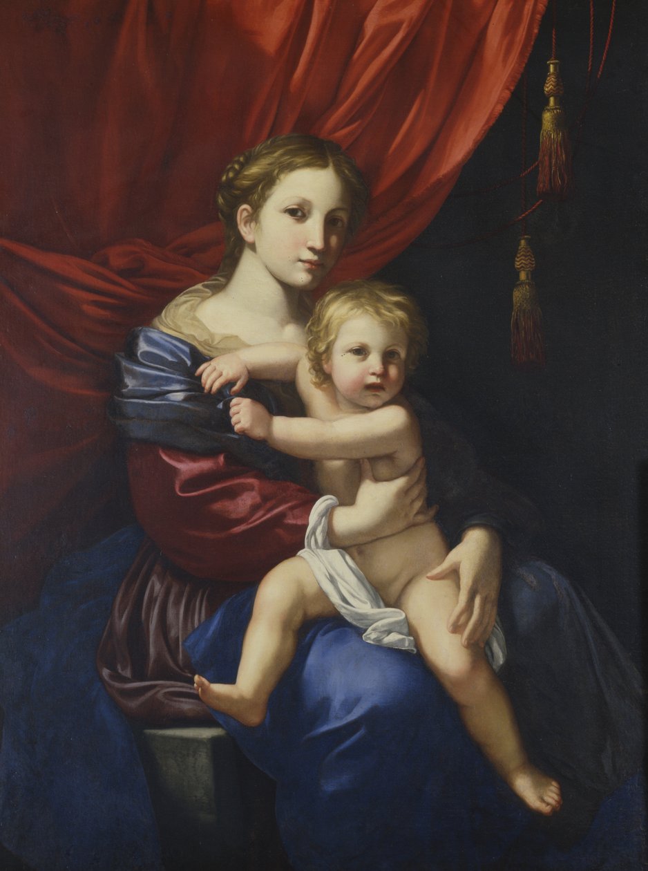 Madonna och barn av Bartolomeo Cavarozzi
