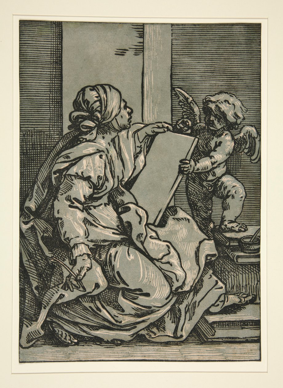 En sibylla av Bartolomeo Coriolano