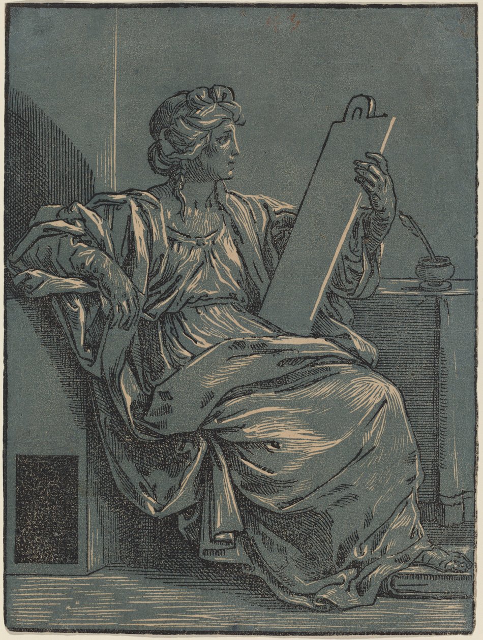 Sibylla av Bartolomeo Coriolano or Giuseppe Maria Moretti after Guido Reni