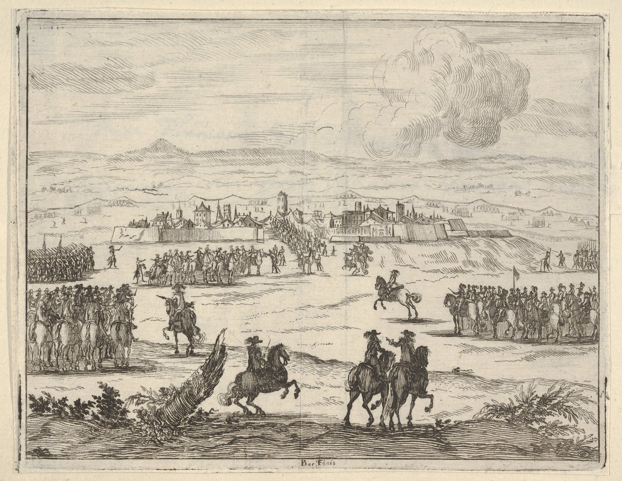 Efter en lång belägring intar Francesco I d