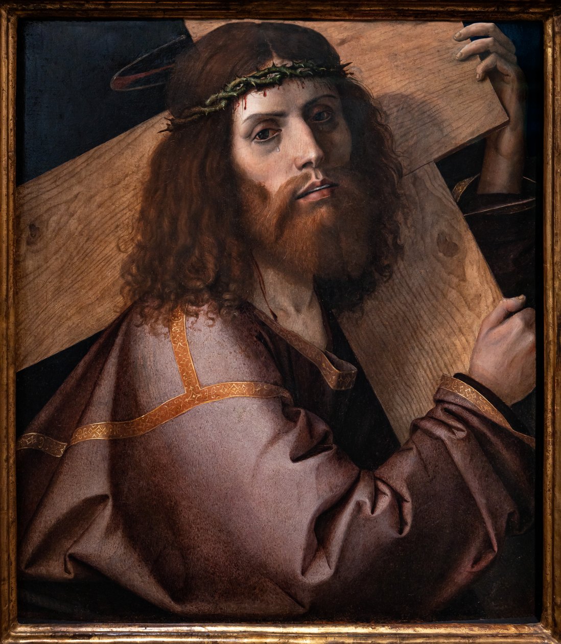 Kristus bär korset, första decenniet 1500-talet (olja på panel) av Bartolomeo Montagna