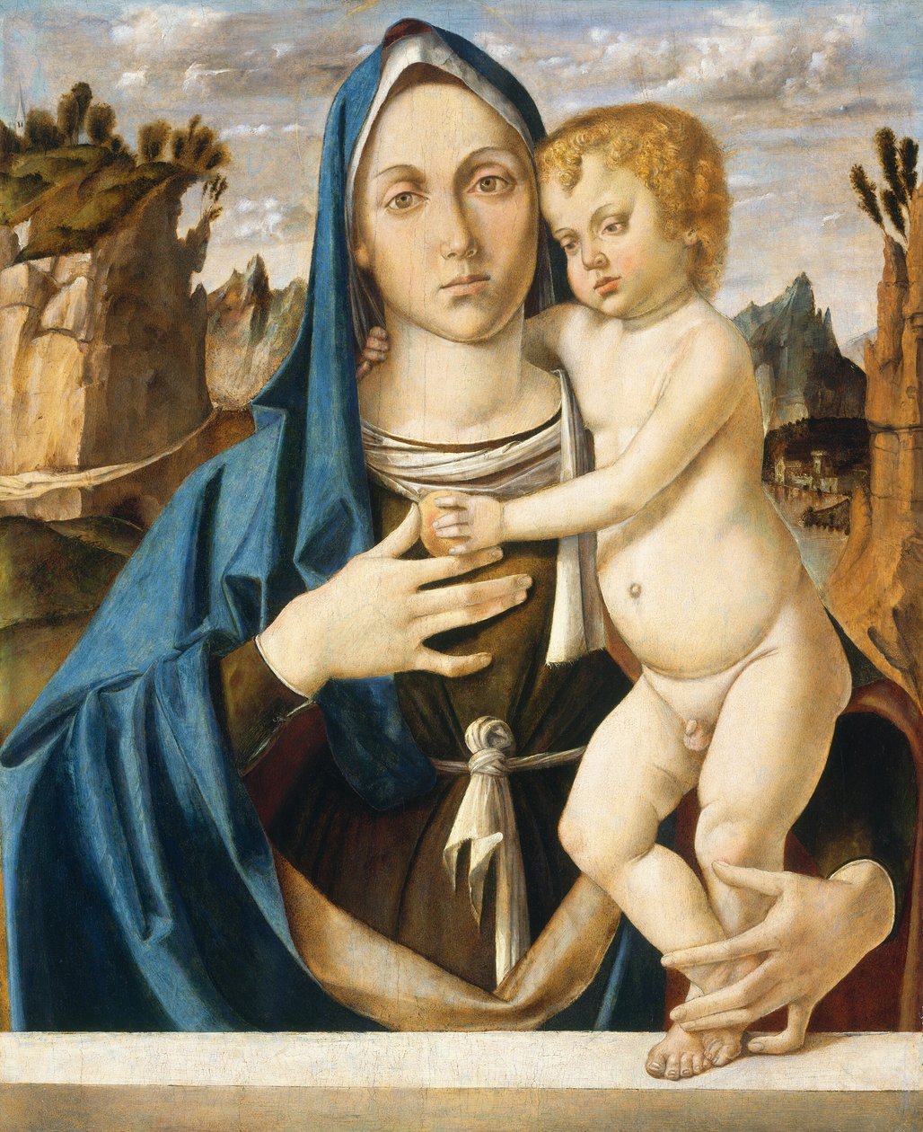 Madonna och barn, ca. 1490. av Bartolomeo Montagna