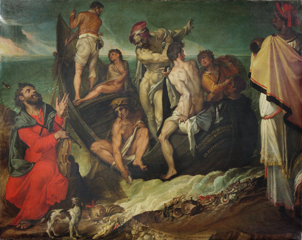 Italienska: Homers gåta av Bartolomeo Passarotti