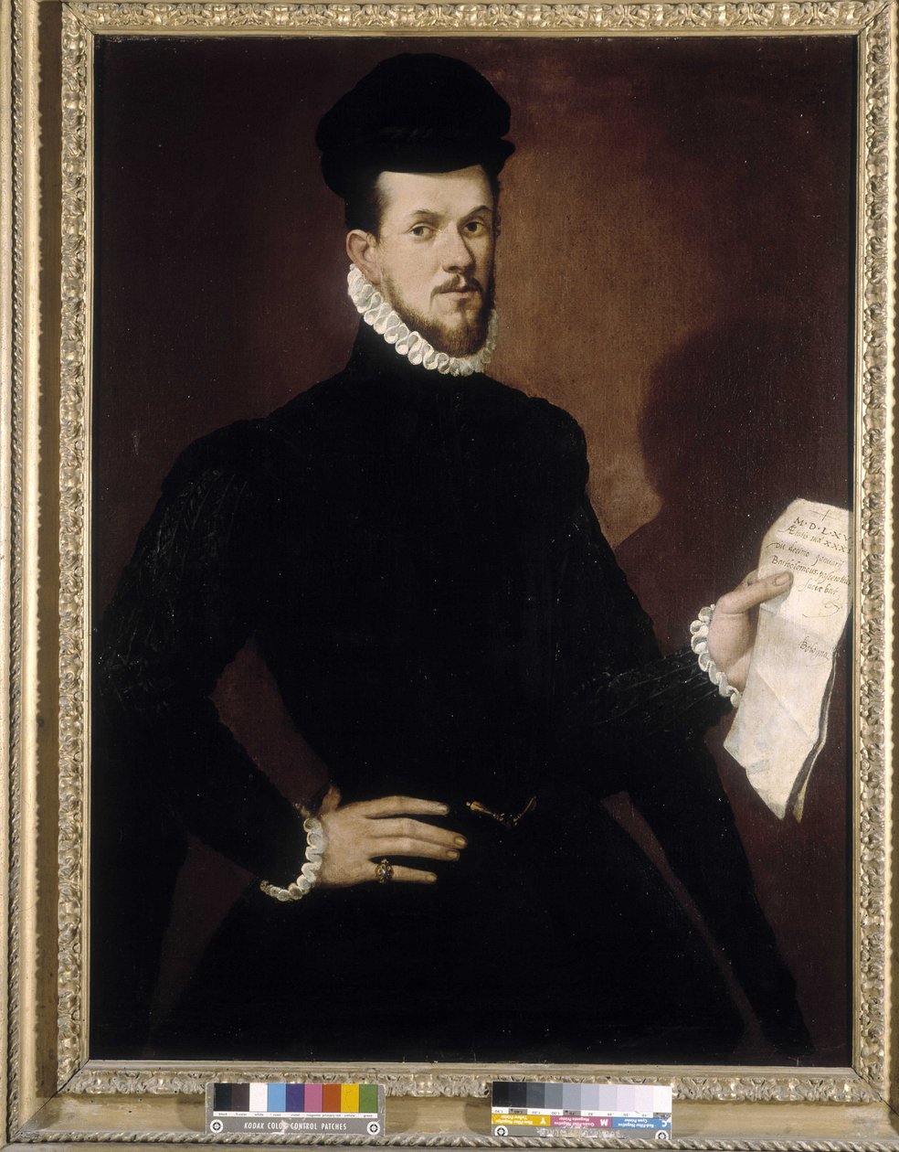 Porträtt av man av Bartolomeo Passarotti