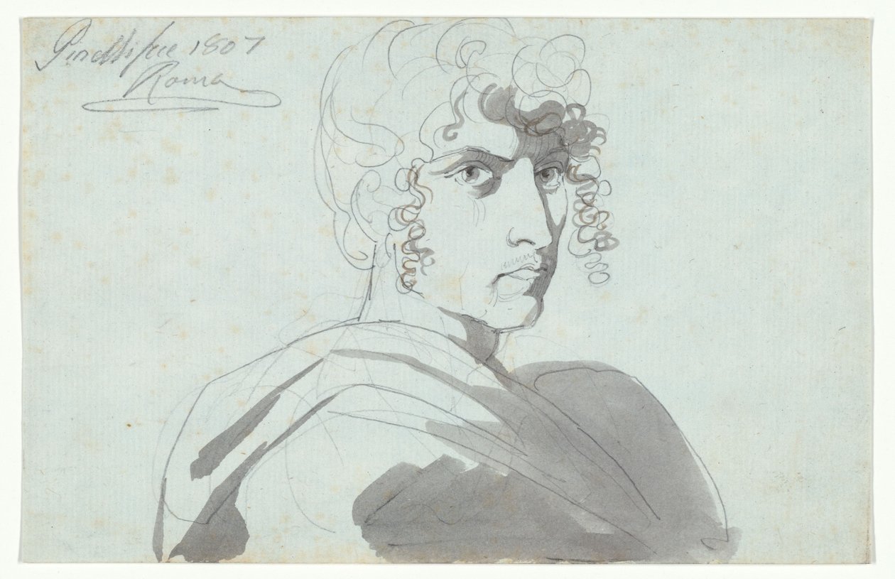 Självporträtt av Bartolomeo Pinelli
