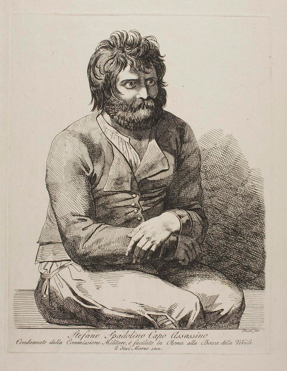 Rånarkungen Stefano Spadolino av Bartolomeo Pinelli