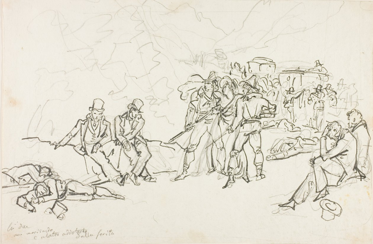 Stagecoachrånet av Bartolomeo Pinelli