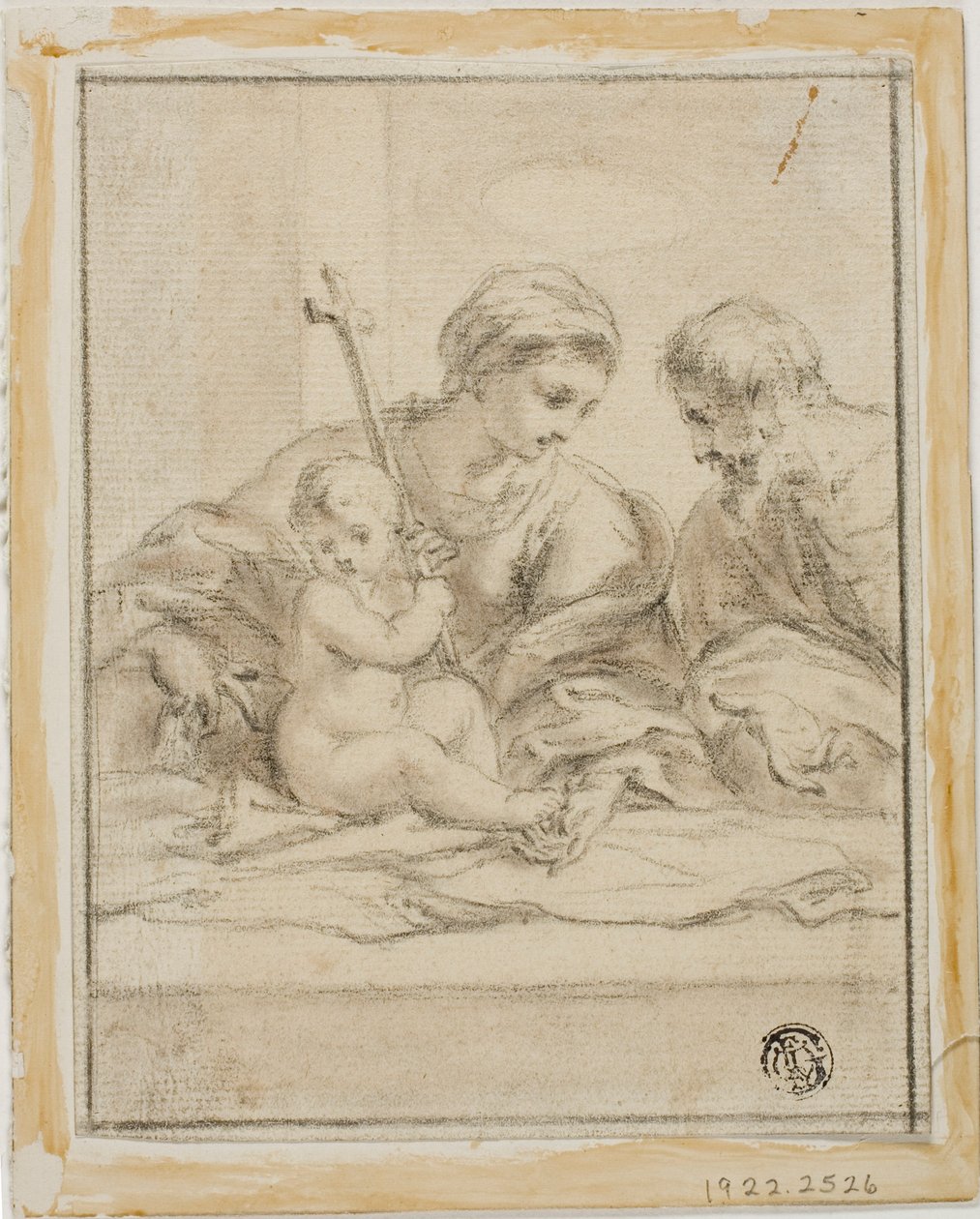 Heliga familjen av Bartolomeo Schedoni