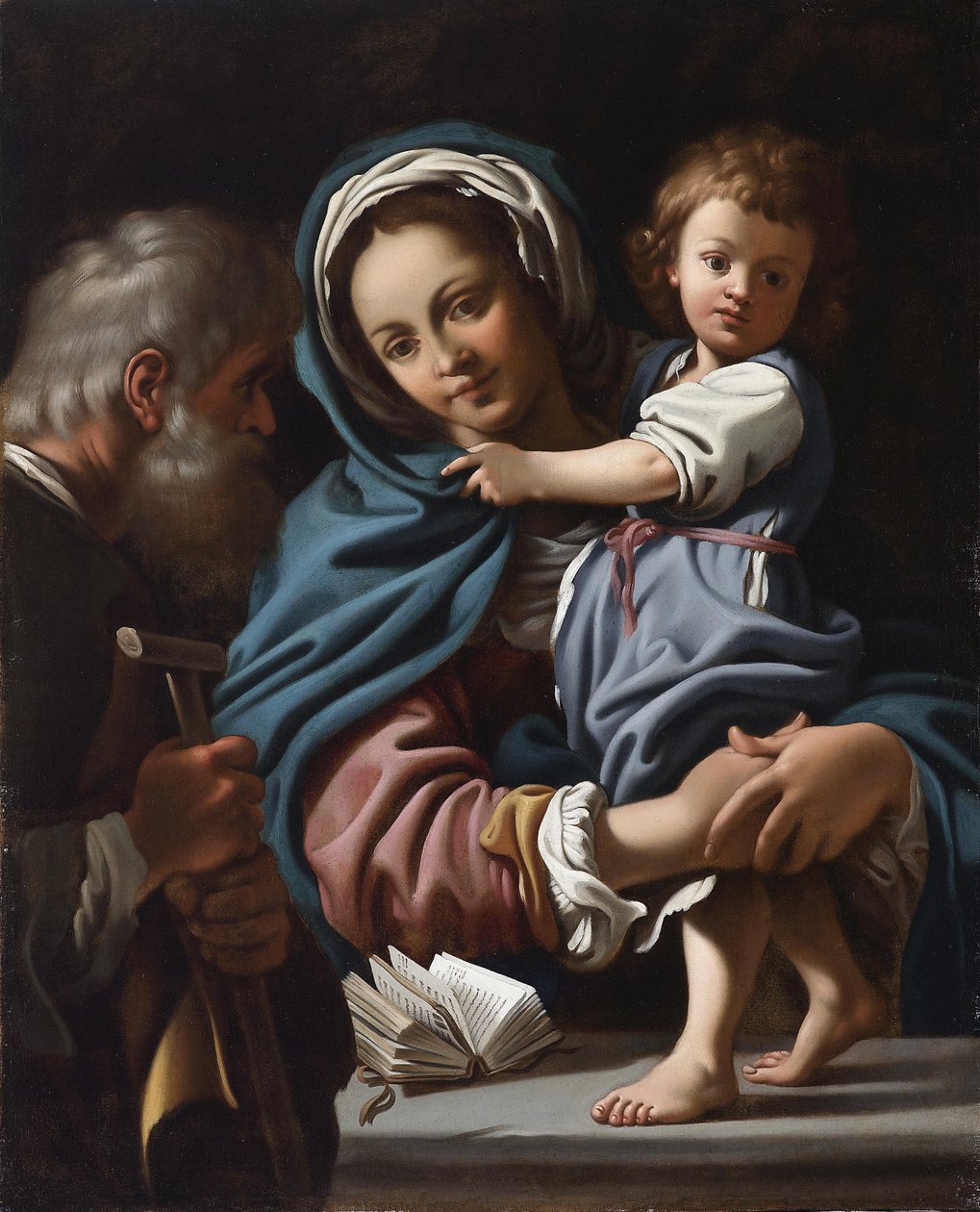 Den heliga familjen av Bartolomeo Schedoni