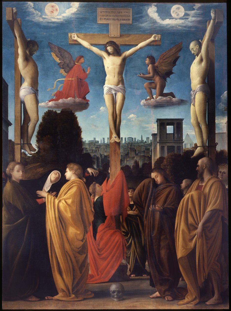 Korsfästelse av Bartolomeo Suardi Bramantino