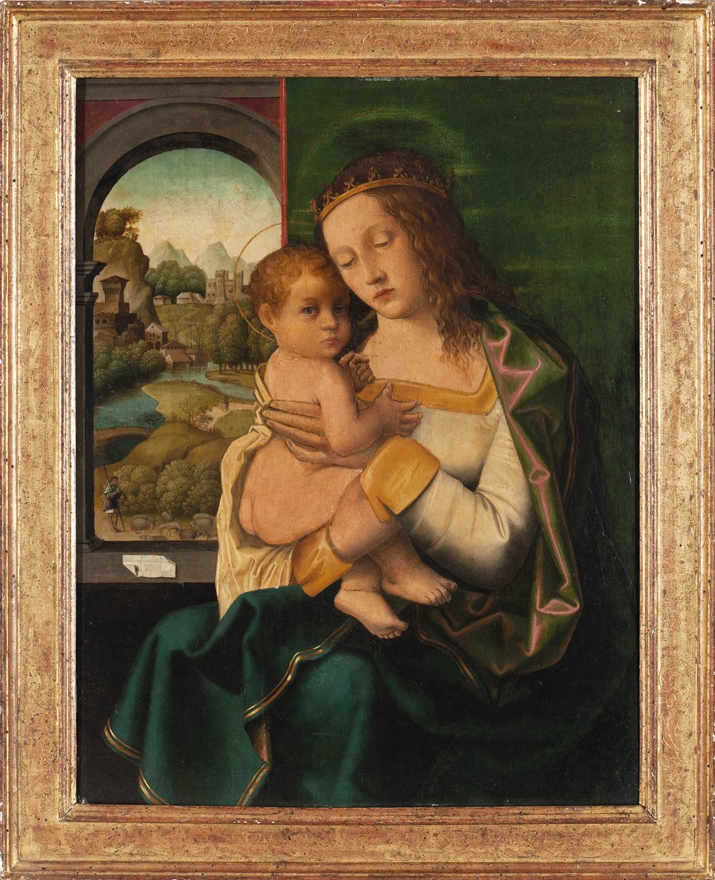 Jungfrun och barnet, 1516. av Bartolomeo Veneto