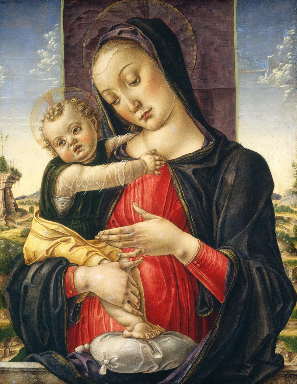 Madonna och barn av Bartolomeo Vivarini
