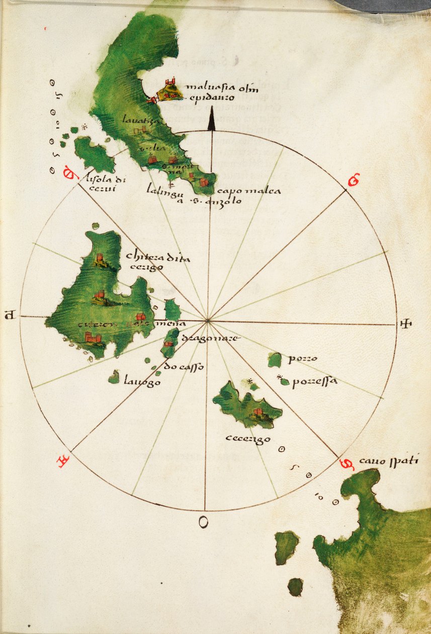 Kithira och Antikithira av Bartolomeo da li Sonetti