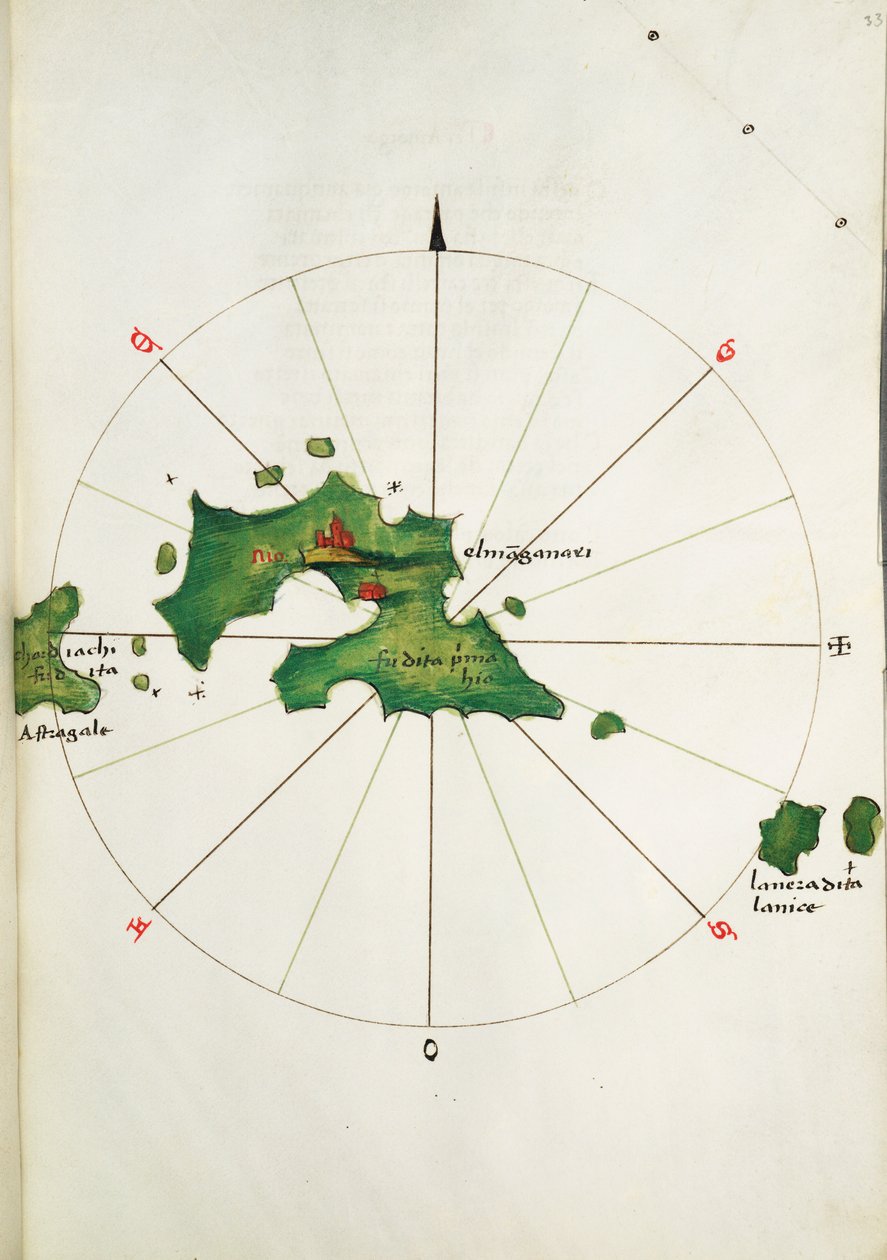 kartorna, ca 1480 (pergament) av Bartolomeo da li Sonetti