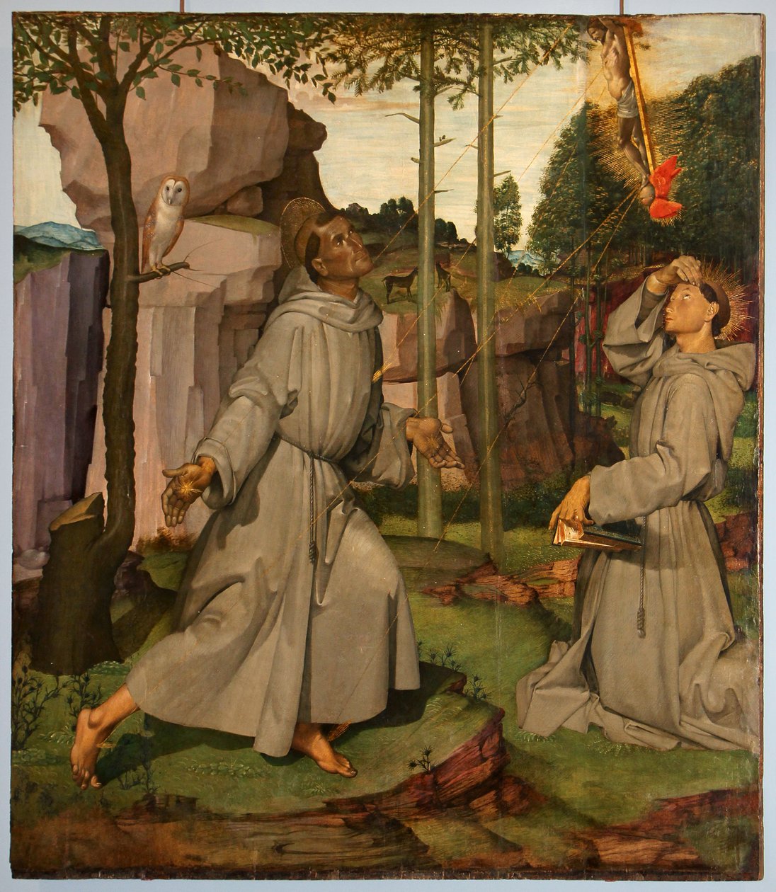 Stigmata av den helige Franciskus av Bartolomeo Della Gatta