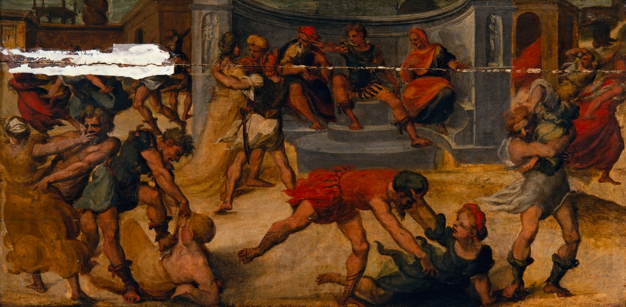 Våldtäkten på sabinerna av Bartolomeo di David