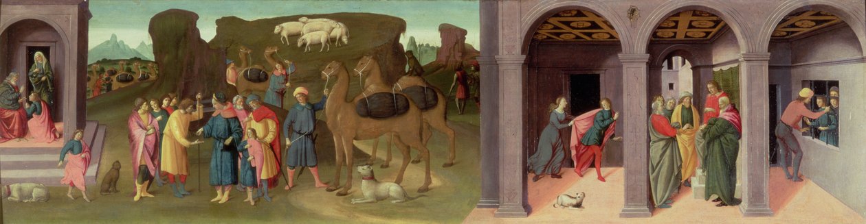 Berättelsen om Josef, I av Bartolomeo di Giovanni