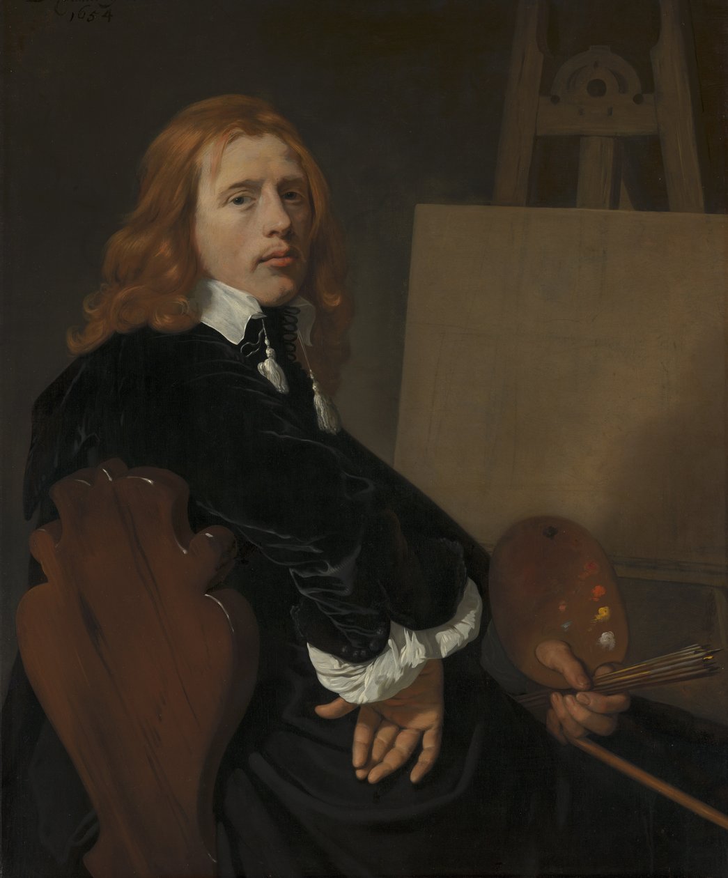 Porträtt av Paulus Potter, 1654 av Bartolomeus van der Helst