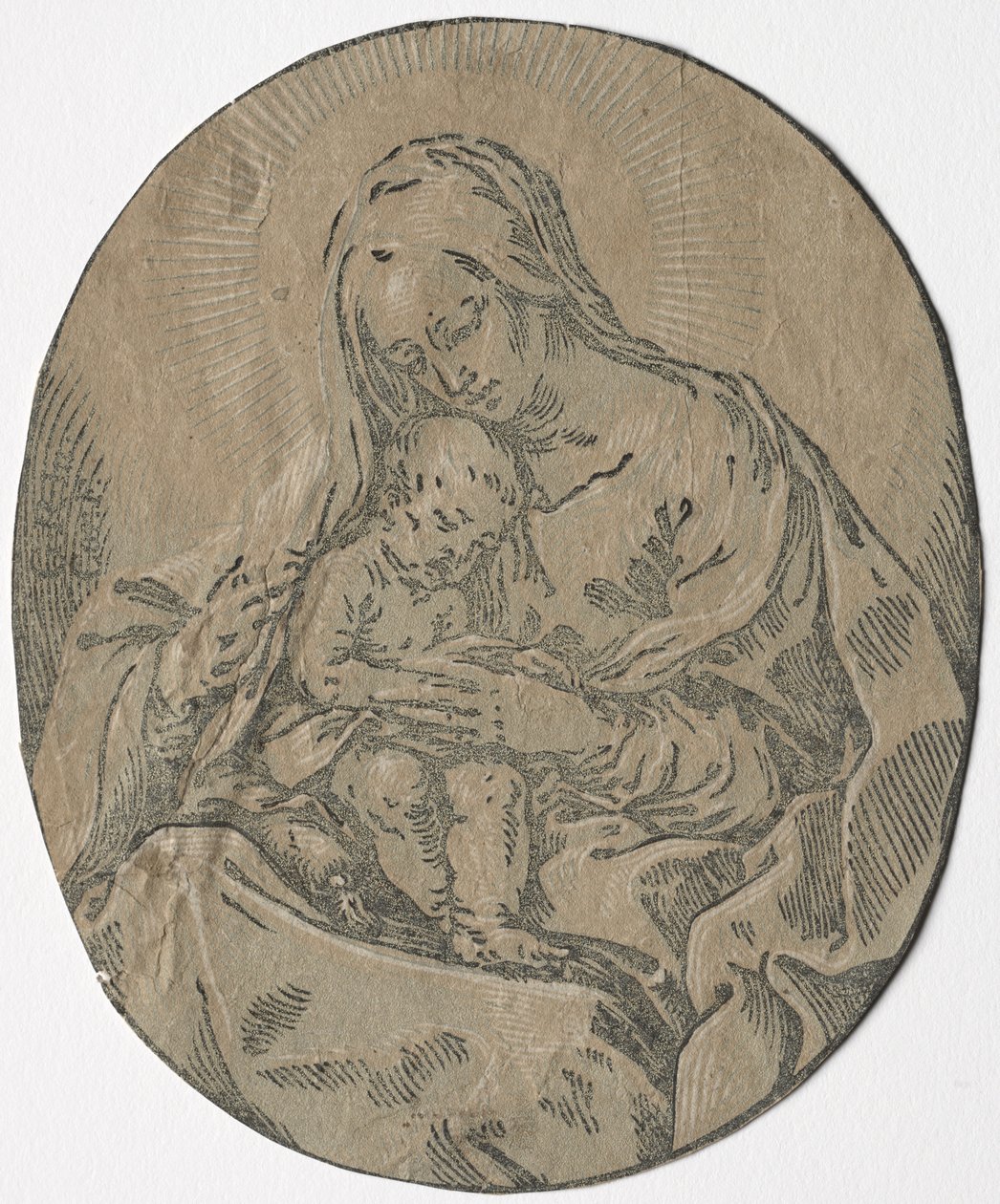 Madonna och barn av Bartolommeo Coriolano