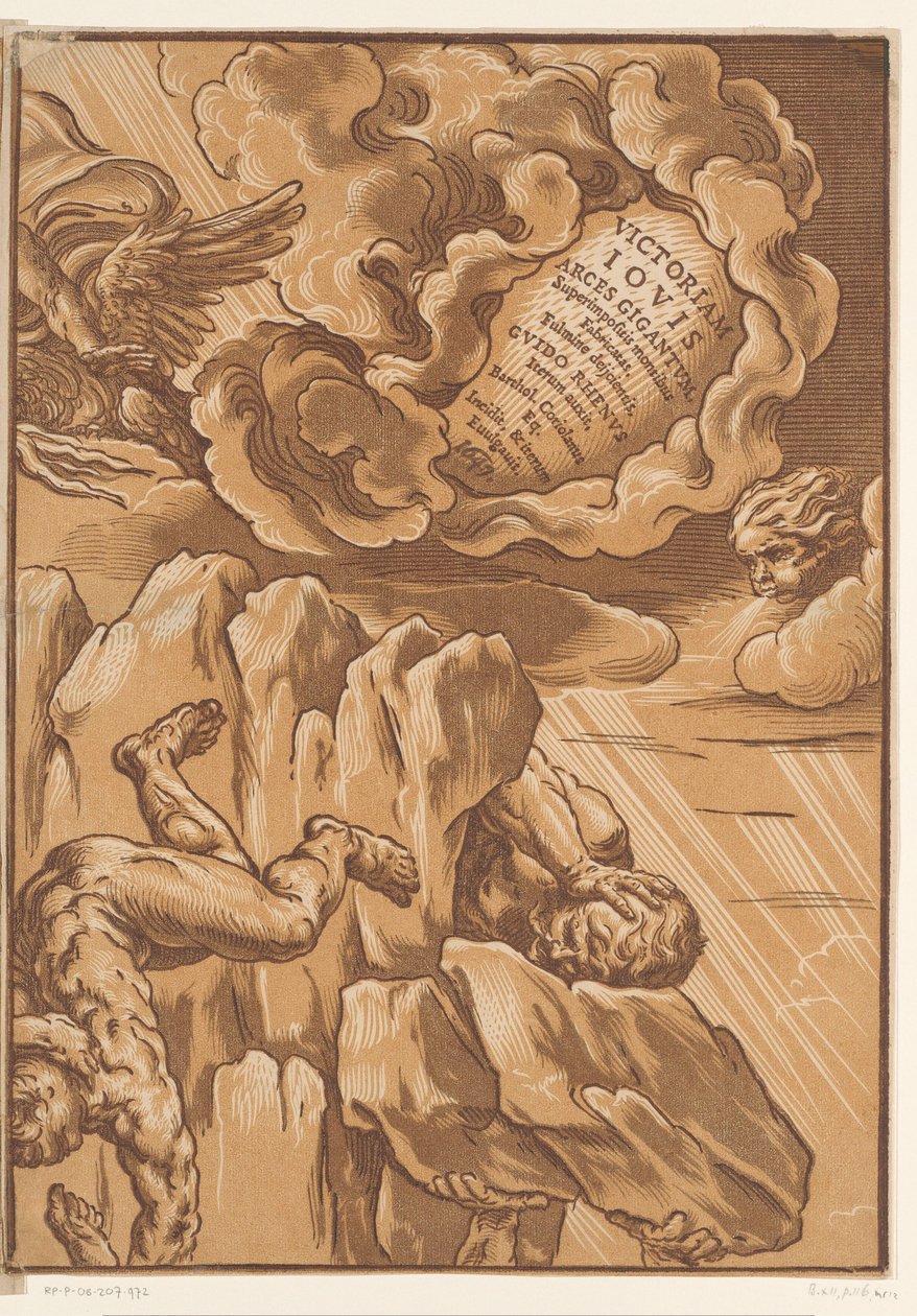 Jättarnas fall (del ett) av Bartolommeo Coriolano