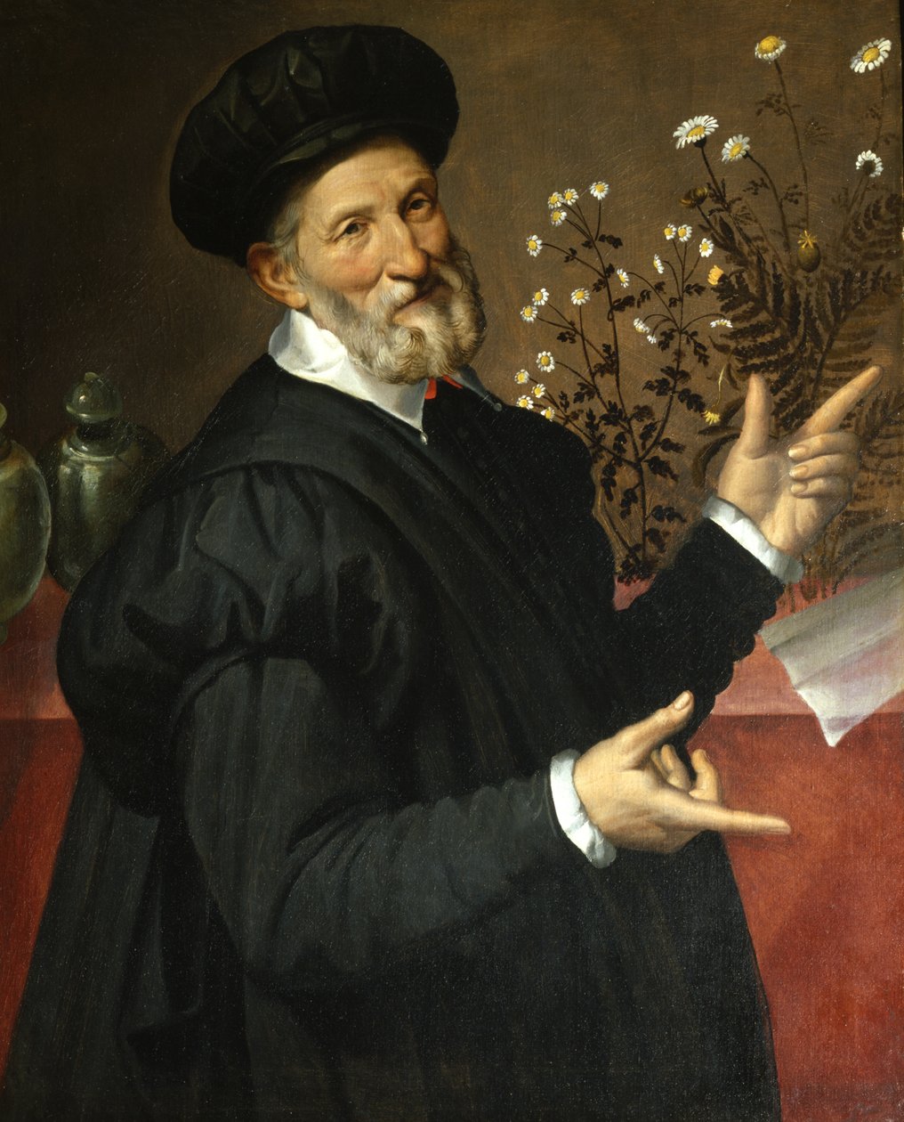 Botanikern av Bartolommeo Passerotti