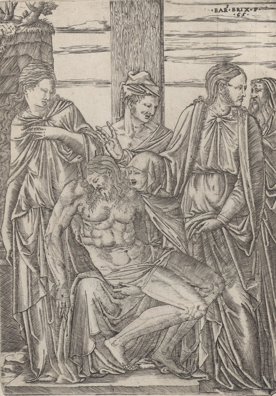 Nedstigningen från korset, 1565. av Bartolommeo da Brescia