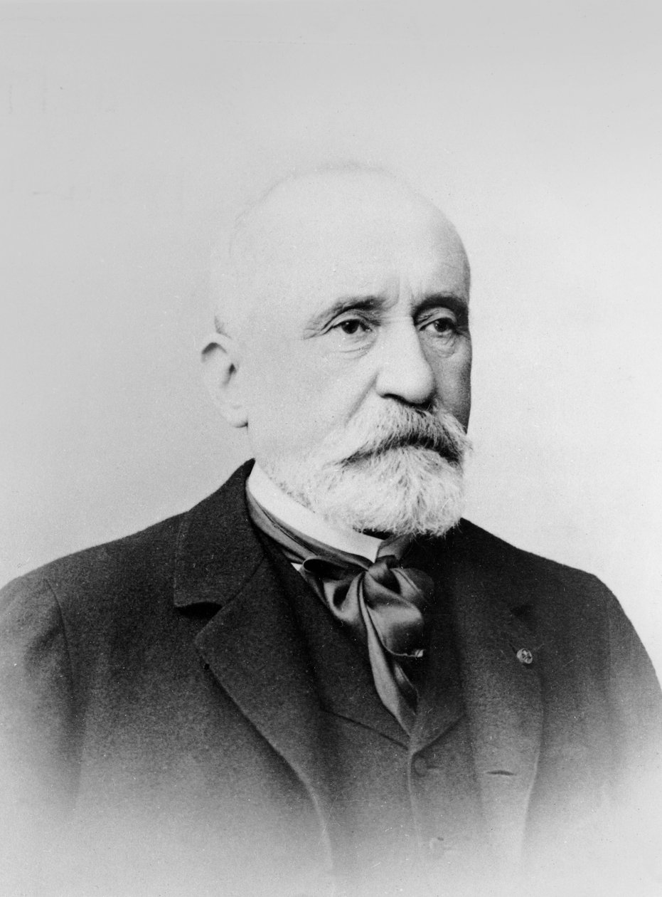 Porträtt av Pierre Puvis de Chavannes av Bary